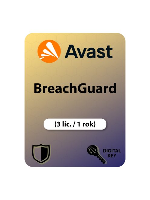 Avast BreachGuard (3 lic. / 1 rok)