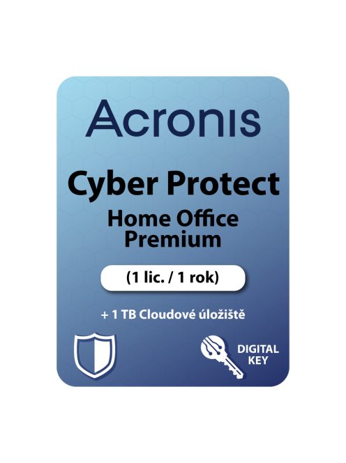 Acronis Cyber Protect Home Office Premium (1 lic. / 1 rok) + 1 TB Cloudové úložiště
