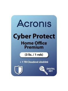   Acronis Cyber Protect Home Office Premium (3 lic. / 1 rok) + 1 TB Cloudové úložiště