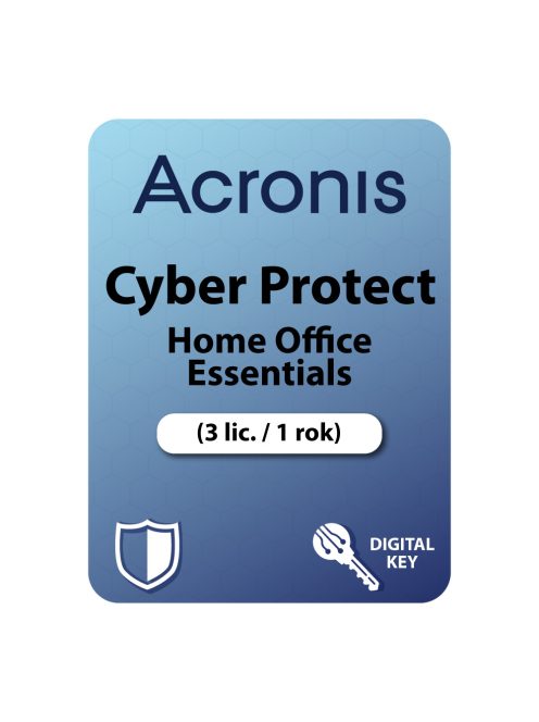 Acronis Cyber Protect Home Office Essentials (3 lic. / 1 rok)