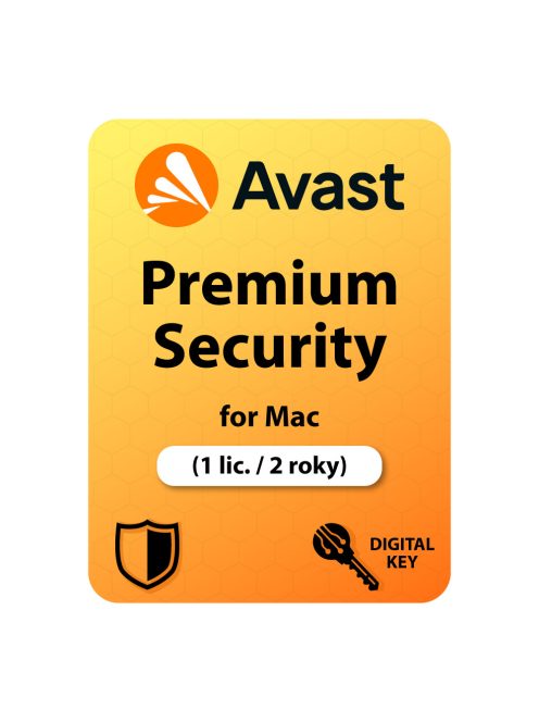 Avast Premium Security for MAC (1 lic. / 2 roky)