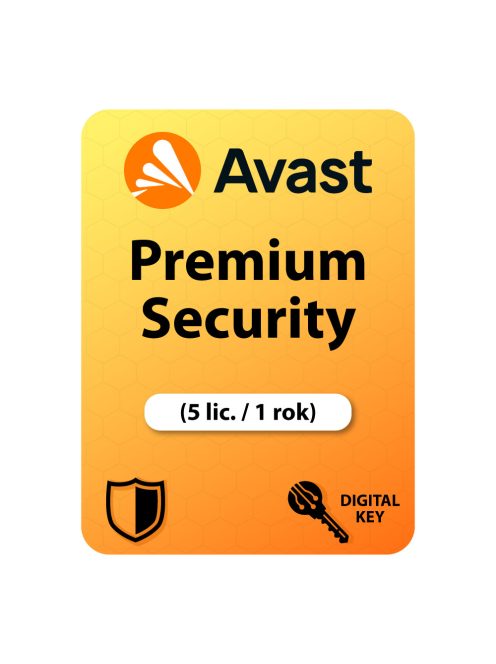 Avast Premium Security (5 lic. / 1 rok)