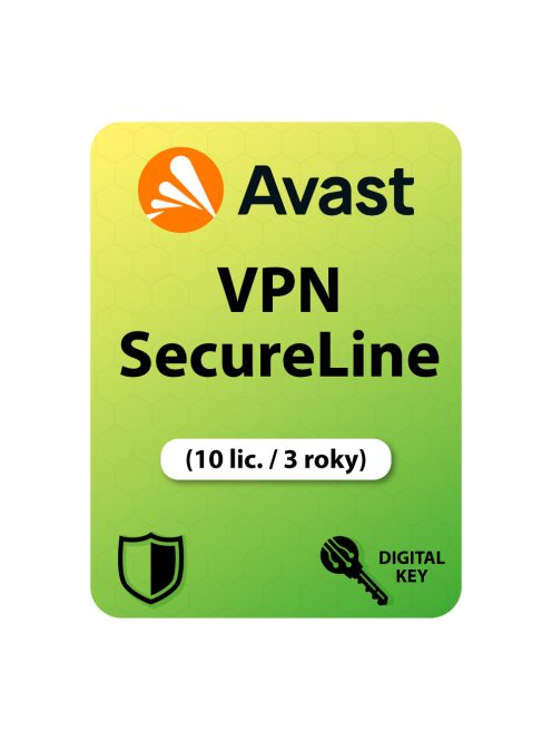 Avast SecureLine VPN (10 lic. / 3 roky)