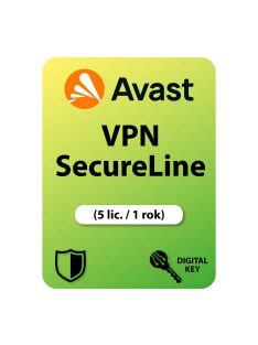 Avast SecureLine VPN (5 lic. / 1 rok)