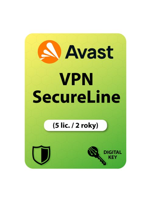 Avast SecureLine VPN (5 lic. / 2 roky)