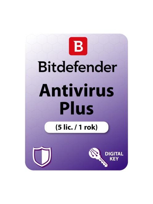 Bitdefender Antivirus Plus (EU) (5 lic. / 1 rok)