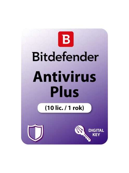 Bitdefender Antivirus Plus (10 lic. / 1 rok)