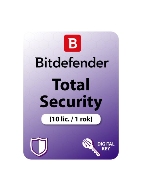 Bitdefender Total Security (10 lic. / 1 rok)
