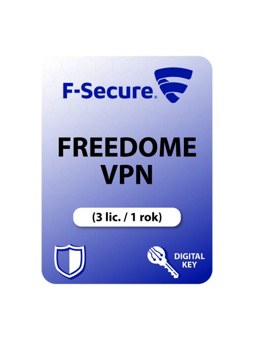 F-Secure Freedome VPN (3 lic. / 1 rok)