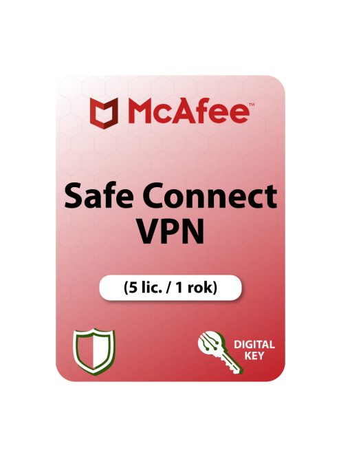 McAfee Safe Connect VPN (5 lic. / 1 rok)