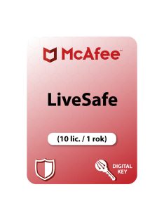 McAfee LiveSafe (10 lic. / 1rok)