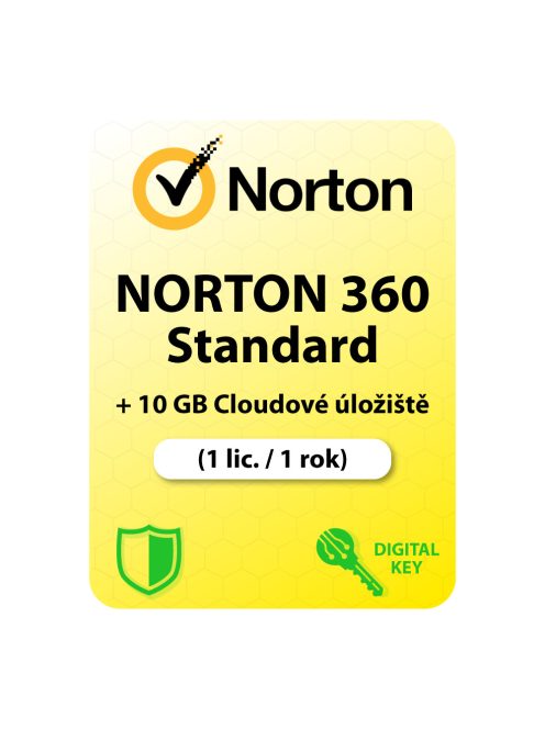 Norton 360 Standard + 10 GB Cloudové úložiště (1 lic. / 1rok) (Předplatné)
