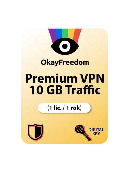 OkayFreedom Premium VPN 10GB Traffic (1 lic. / 1 rok)