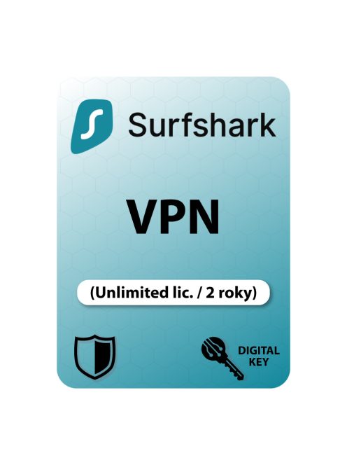 Sursfhark VPN (Unlimited lic. / 2 roky)