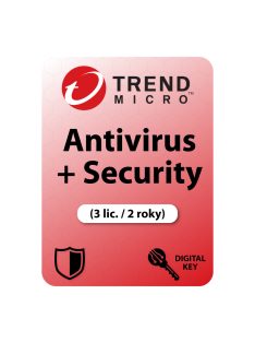 Trend Micro Antivirus + Security (3 lic. / 2 roky)