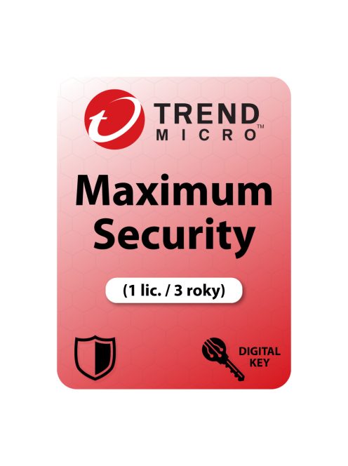 Trend Micro Maximum Security (1 lic. / 3 roky)